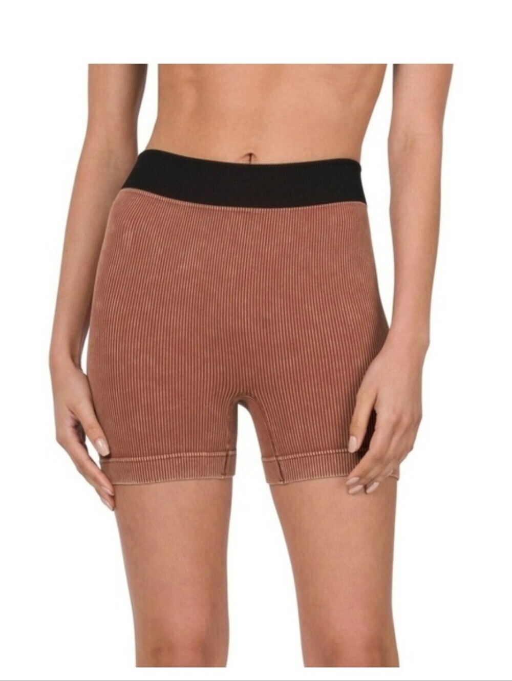Zenana Ribbed Shorts Excellent quality wonderful fit